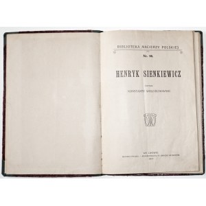 Wojciechowski K., HENRYK SIENKIEWICZ, 1917
