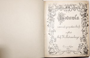 Piotrowski M., HODOWLA ZWIERZĄT GOSPODARSKICH, 1895 Czernichów [linoryty, rzadkie]