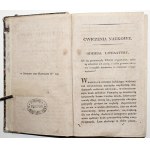 SCIENTIFIC EXERCISES, Vol. 1-2, 1818 [Sandomierz, native speech, passions, Slavs, coronation act of Wadyslaw IV, poems].