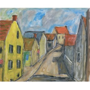 Józef Czapski, DIE STRASSE IN SAILLY, um 1980