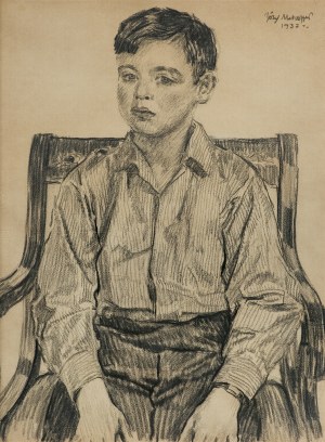 Józef Mehoffer, PORTRET CHŁOPCA, 1932