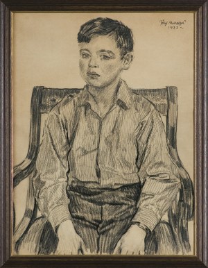 Józef Mehoffer, PORTRET CHŁOPCA, 1932