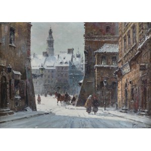 Wladyslaw Chmielinski (Stachowicz), VIEW OF WARSAW'S STREET