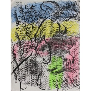 Marc Chagall (1887-1985), Kobieta z kozą(&bdquo;XXe Siecle&rdquo; no 34, 1970, Mourlot #608)