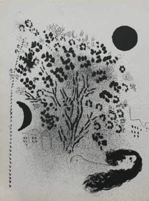 Marc Chagall (1887-1985), Wieczór(„Verve” vol. 7, no 27-28, 1952, Mourlot #86)
