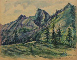 Samuel Finkelstein (1890-1942), Pejzaż górski