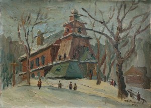 Edward Matuszczak (1906-1965), W drodze do kościoła (1947)