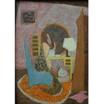 Kazimierz Mikulski (1918-1998), olej, sklejka, 36x25.5 cm