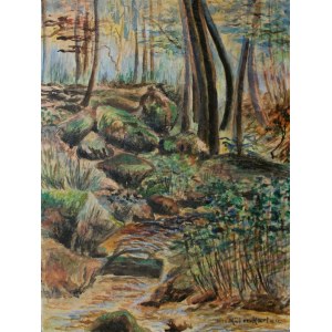 Otto Müller-Hartau (1898-1969), Potok v lese