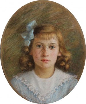 Zofia Sieniawska(XX w.), Portret dziewczynki (1917)