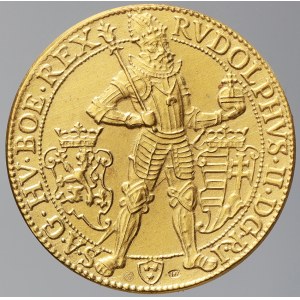 Rudolf II. - 2 dukát 1603, REPLIKA, autor M. Vitanovský