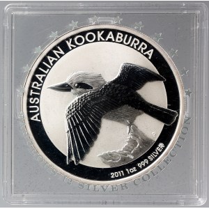 Austrálie, 1 dollar 2011 - Kookaburra. 1 OZ