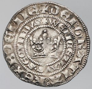 Václav II. (1278 - 1305) Pražský groš. Smolík-2