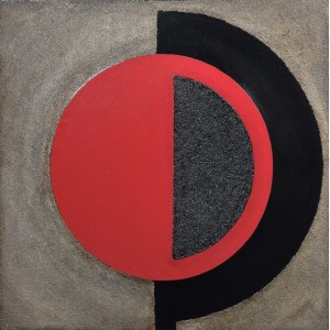 Maksymilian KREUTZ-MAJEWSKI (geb. 1966), Rot-schwarze Komposition