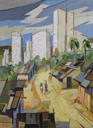 Sylweriusz SASIM (1922-1996), Dwa światy, 1971