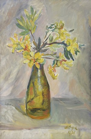 Maria Lechowska-Bujak (1930-2018), Kwiaty, 1976