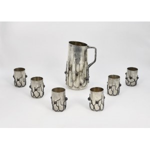 Rytosztuka Handicraft Work Cooperative, Jug and 6 mugs