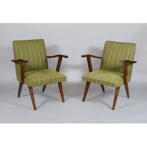 Jozef CHIEROWSKI (1927-2007), Pair of armchairs - Liski factory number 366