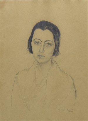 Zygmunt WALISZEWSKI (1897-1936), Portret Anieli Steinsbergowej, 1924