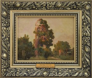 Iwan TRUSZ (1869-1941), Pejzaż z drzewami, ok. 1895