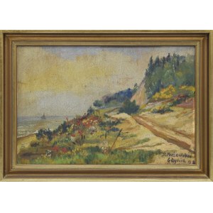 Stefan MROŻEWSKI (1894-1975), Weg am Meer - Gdynia, 1923