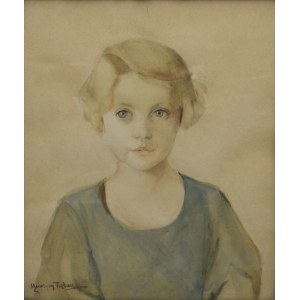 Maurycy TRĘBACZ (1861-1941), Bildnis eines Mädchens