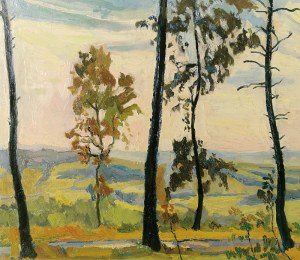 Stanislaw KAMOCKI (1875-1944), Landscape - On the edge of the forest