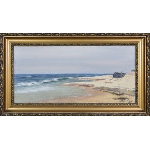 Soter JAXA-MAŁACHOWSKI (1867-1952), Widok na morze, 1933