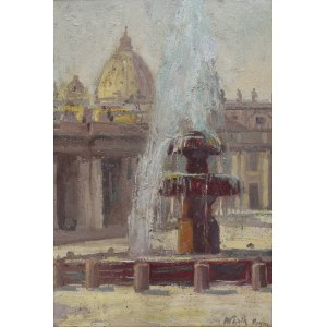 Franciszek WÓJCIK (1903-1984), St. Peter's Square in Rome
