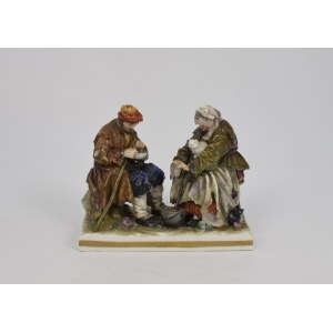 Ernst Bohne &amp; Söhne Porcelain Manufactory, A Pair of Beggars