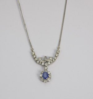 Sapphire necklace
