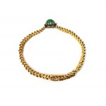 Bracelet with emerald