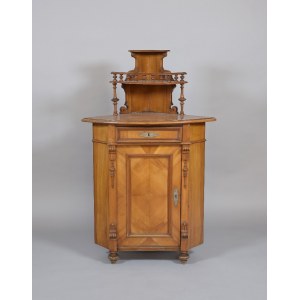 Eclectic style angle cabinet