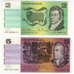 Australia 2 - 5 Dollars 1974 (ND)