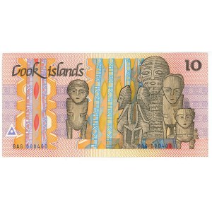 Cook Islands 10 Dollars 1987