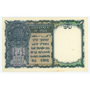 British India 1 Rupee 1944 (ND)