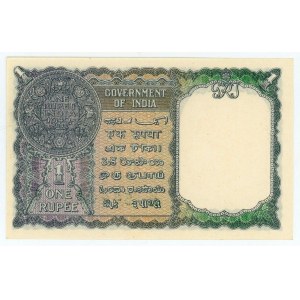 British India 1 Rupee 1944 (ND)