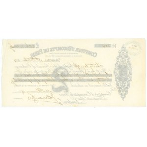 China France Comptoir d'Escompte de Paris Bill of Exchange for £226.3.4 Shanghai 1881