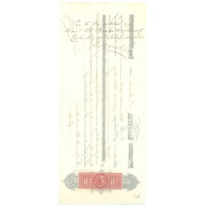 India Calcutta Leo Zandel Bill of Exchange for £290.11.9 1881