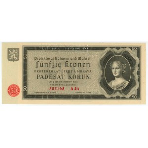 Bohemia & Moravia 50 Korun 1940 Specimen
