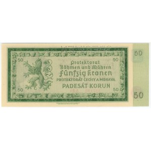 Bohemia & Moravia 50 Korun 1940 Specimen