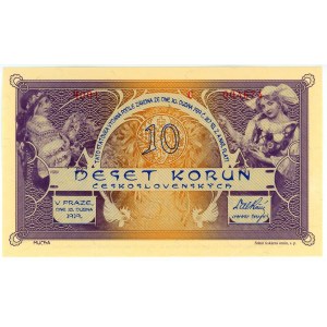 Czechoslovakia Ivancice 10 Korun 1919 (2022) 140 Years Maria Mucha