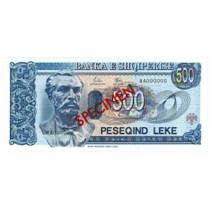 Albania 500 Leke 1994 Specimen