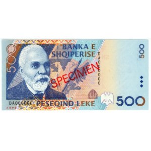 Albania 500 Leke 1996 Specimen