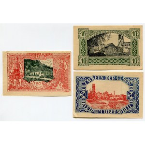 Austria Obertrum 10 - 20 - 50 Heller 1920 Full Set