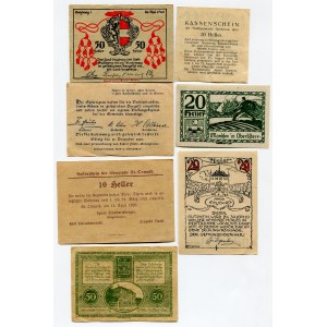 Austria Lot of 10 Notgeld 1920 th