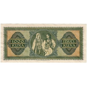 Croatia 1000 Kuna 1943