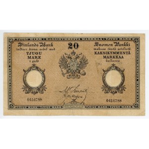 Finland 20 Markkaa 1894