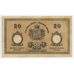 Finland 20 Markkaa 1894