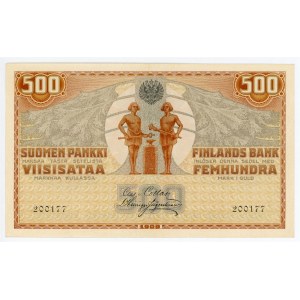 Finland 500 Markkaa 1918
